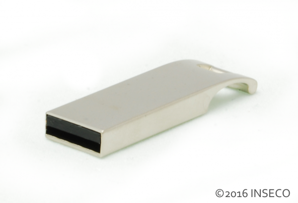 Kleiner Edelstahl USB Stick
