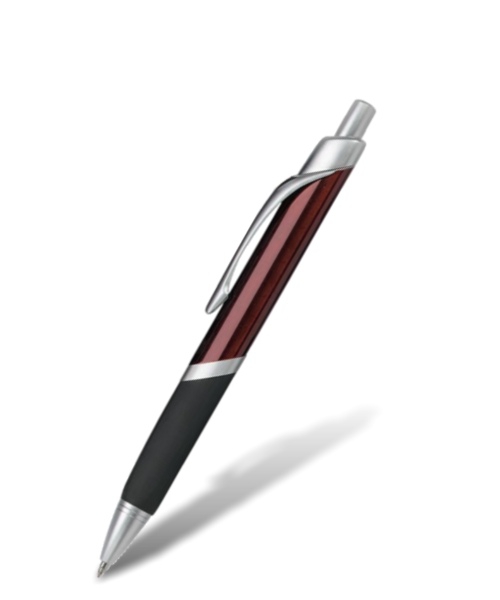 Handlich ergonomischer Kugelschreiber mit Logo